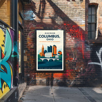 Discover Columbus, Ohio Poster PosterGoat