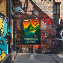 American Samoa National Park Adventure Poster Print