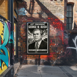 George W. Bush 43rd President Poster