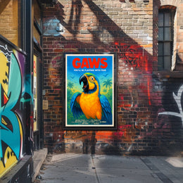 Gaws  Youll Be Flapping with Fear Poster PosterGoat