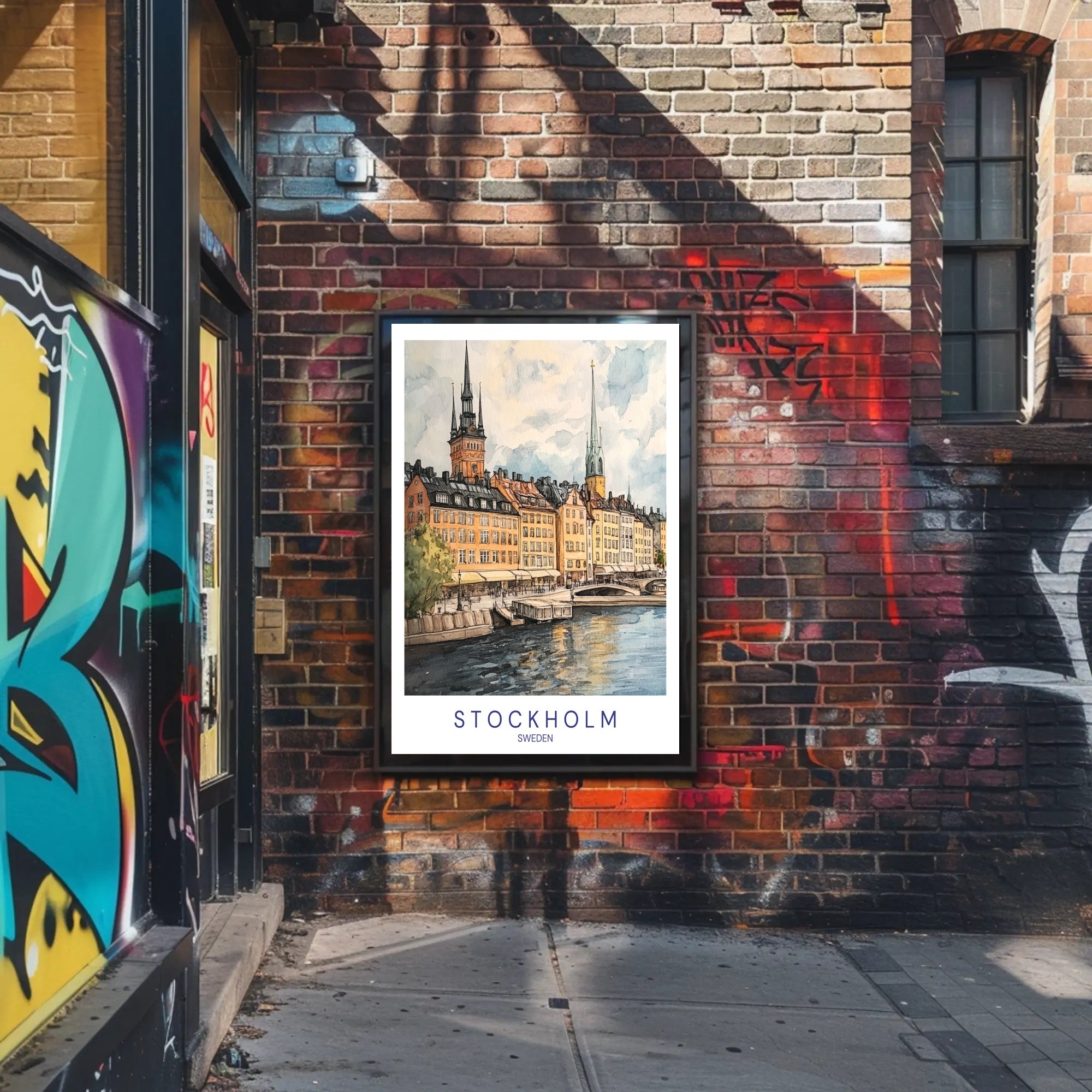 Scenic Stockholm Poster PosterGoat