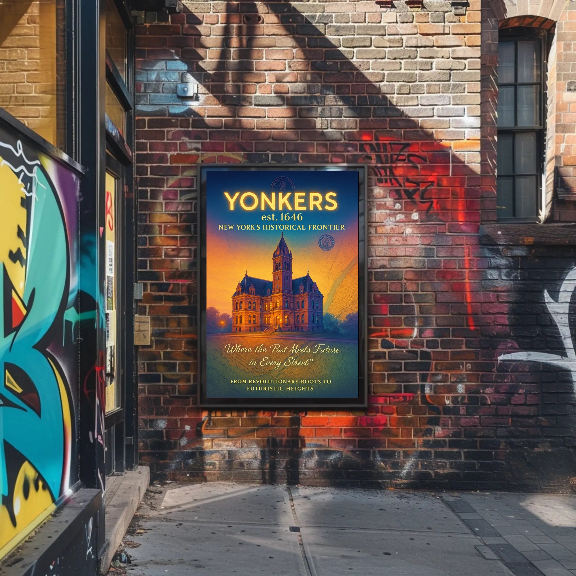 Yonkers Architecture Heritage Poster