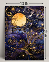 Mystical Moonlit Night Artistry Fantasy or Mythology Poster