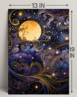 Mystical Moonlit Night Artistry Fantasy or Mythology Poster