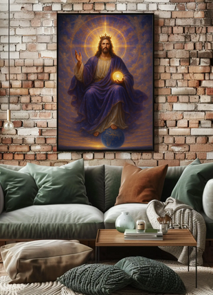 Divine Majesty Sacred Art Iconography Poster
