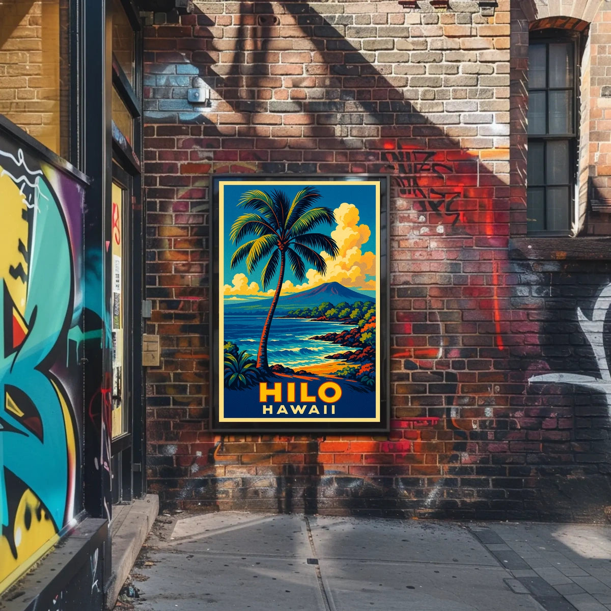 Hilo, Hawaii Tropical Paradise Poster