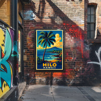 Hilo, Hawaii Tropical Paradise Poster