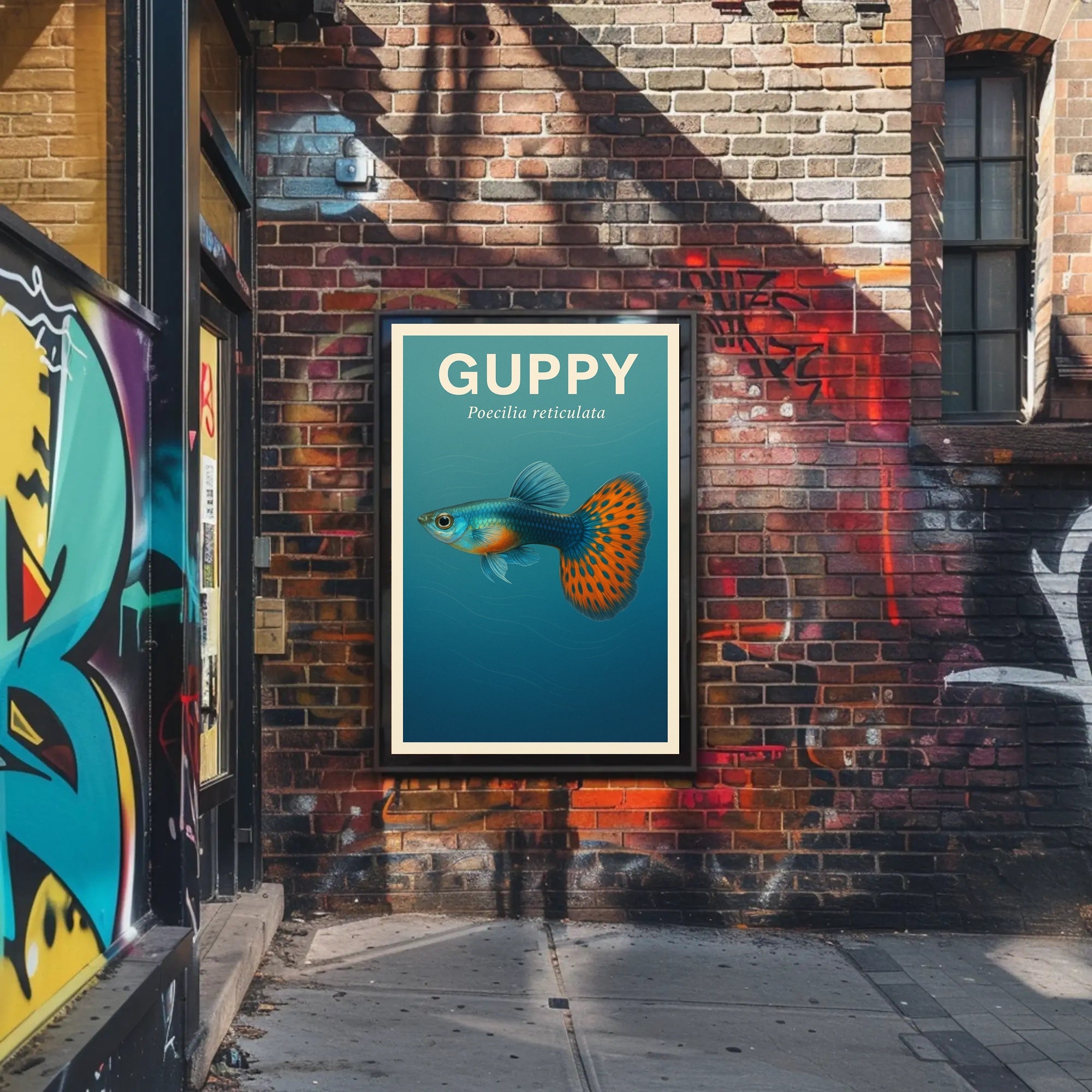 GuppyPoecilia reticulata Poster PosterGoat