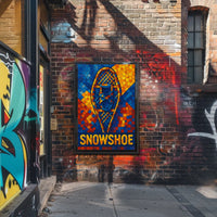 Snowshoe Mosaic Poster