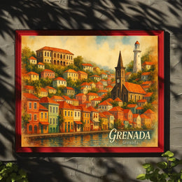 Grenada A Scenic View Poster