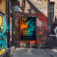 Fly to Lassen Volcanic National Park Poster