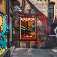 California The Golden State Poster