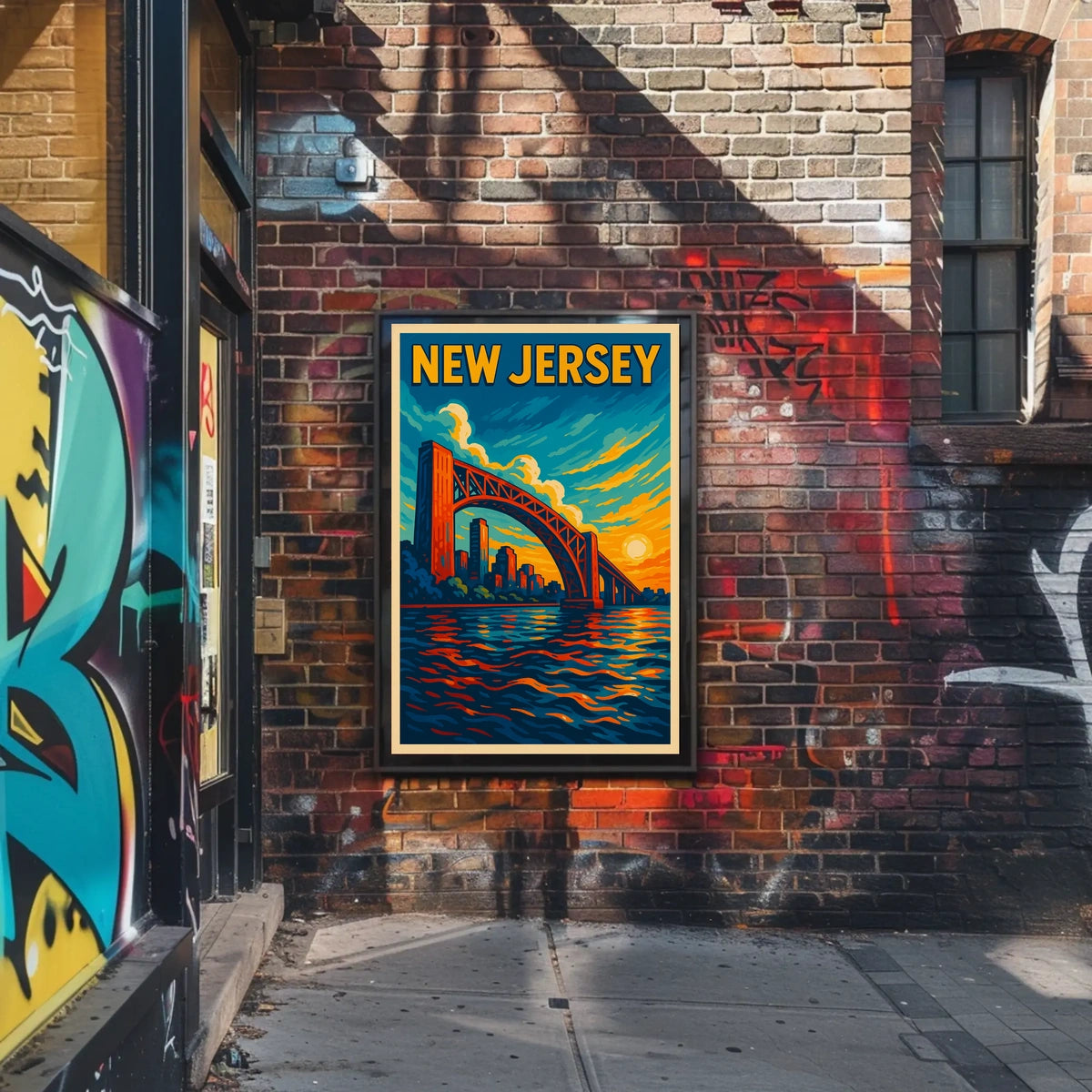 New Jersey Sunset Poster
