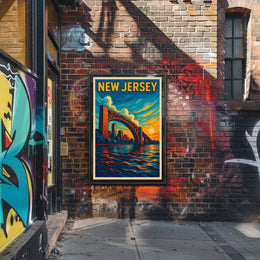 New Jersey Sunset Poster