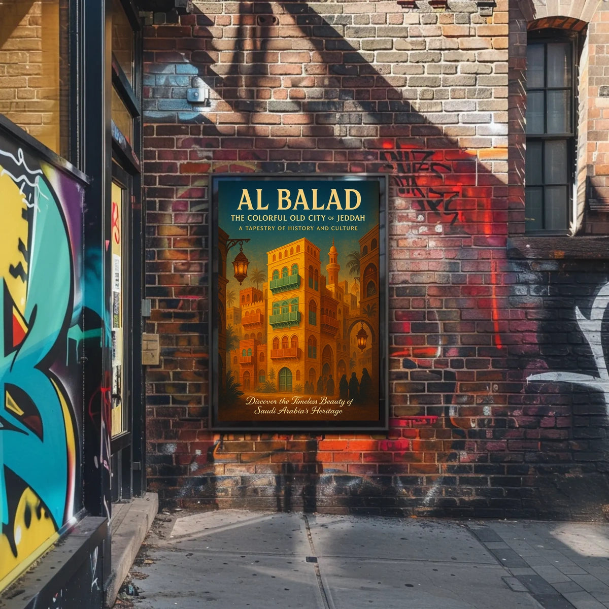 Al Balad The Colorful Old City Of Poster