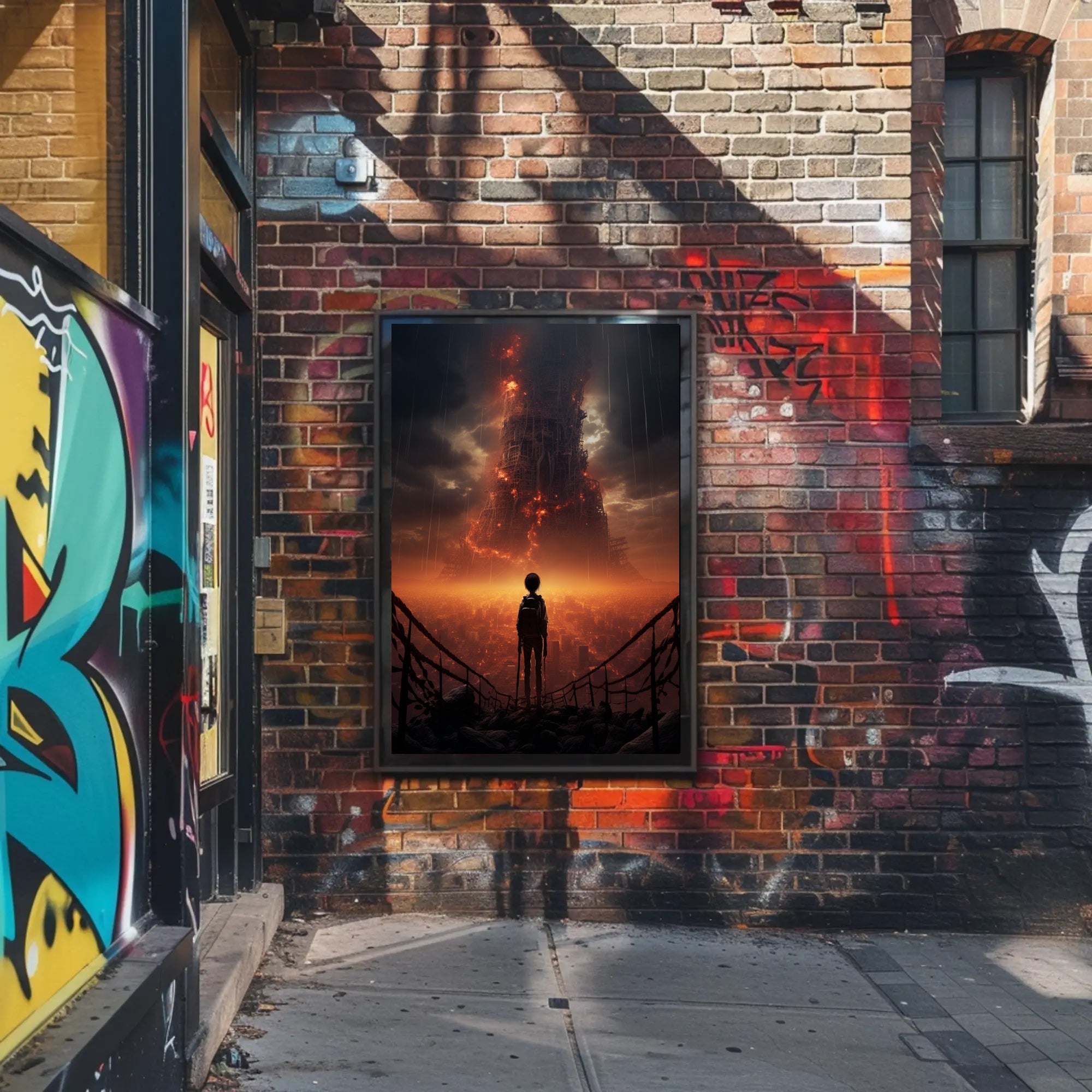The Burning Tower Poster