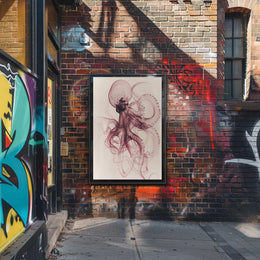 Mesmerizing Octopus Art Poster for Home Decor PosterGoat