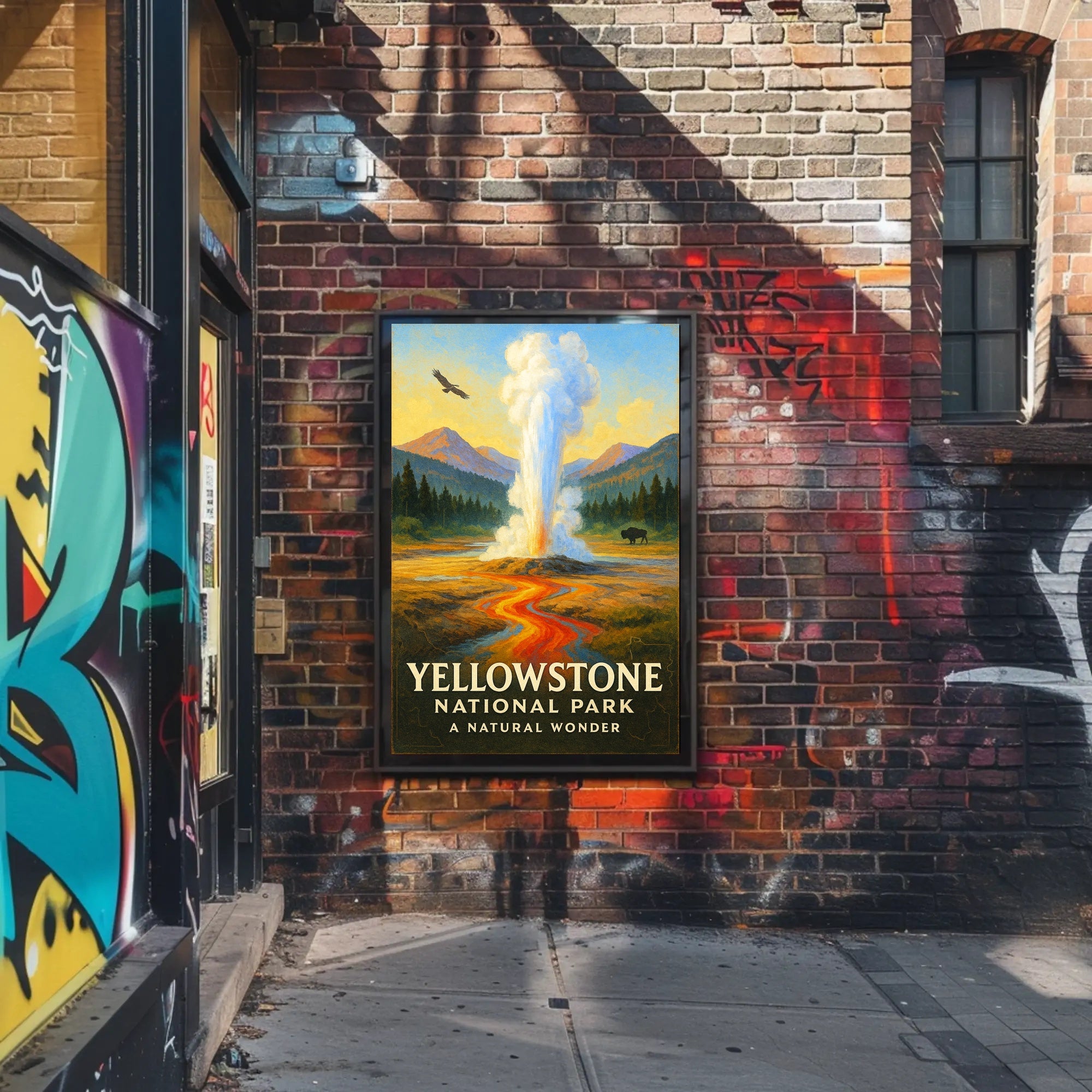 Yellowstone National Park A Natural Wonder Poster PosterGoat
