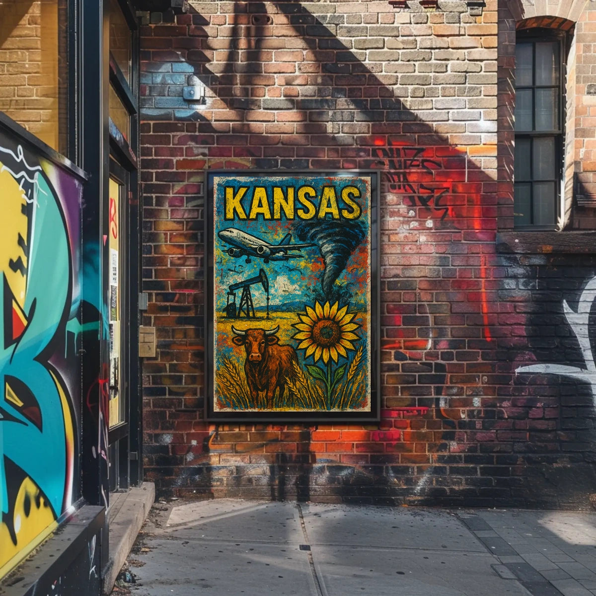 Kansas A Vibrant Landscape Poster