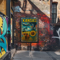 Kansas A Vibrant Landscape Poster