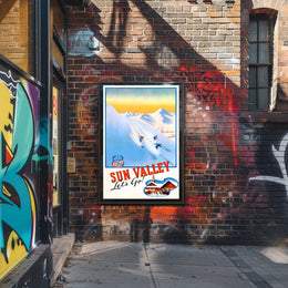 Sun Valley Ski Adventure Poster PosterGoat