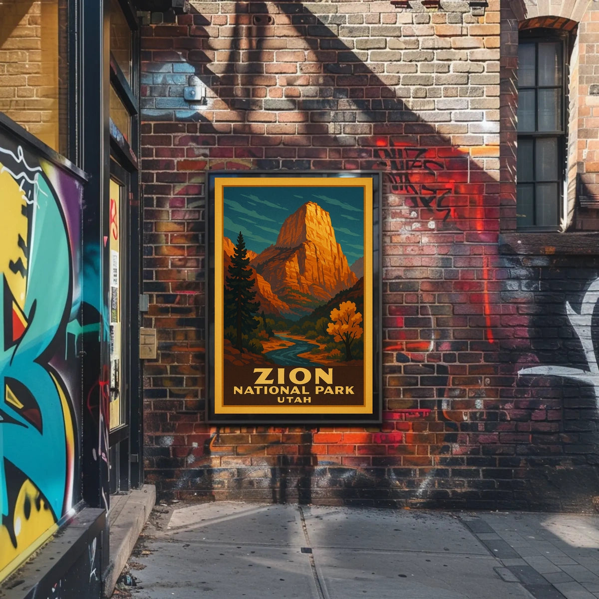 Zion National Park Utah Poster