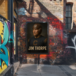Jim Thorpe Legendary Athlete Poster