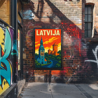 Discover Latvia Poster