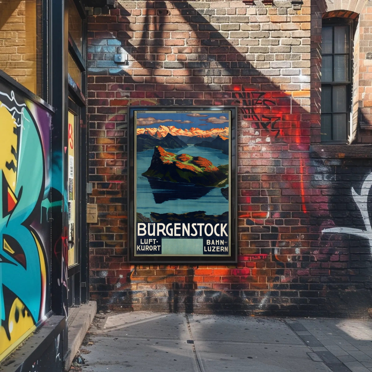 Bürgenstock Scenic Swiss Retreat Poster