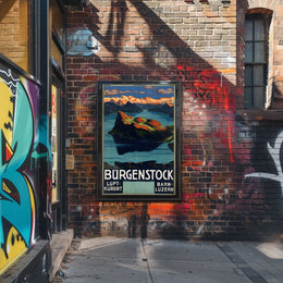 Bürgenstock Scenic Swiss Retreat Poster