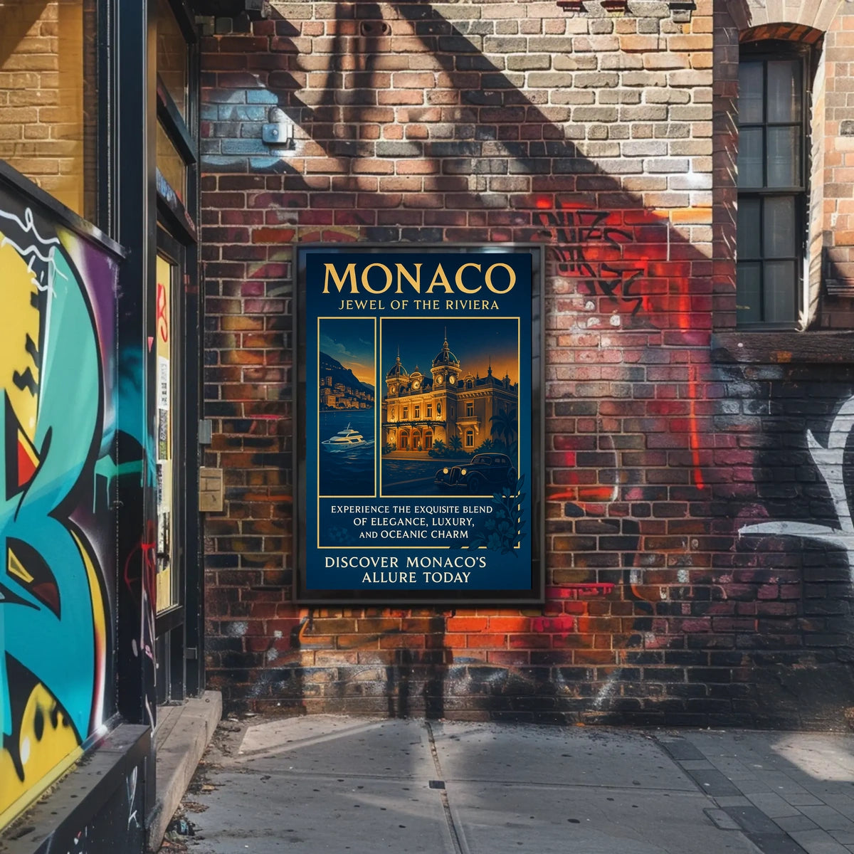 Monaco Jewel of the Riviera Poster