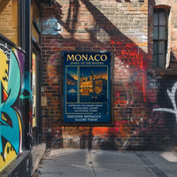 Monaco Jewel of the Riviera Poster