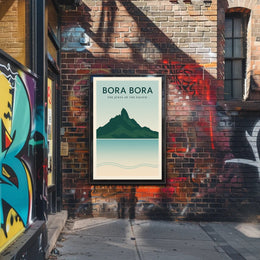 Bora Bora Vintage Travel Poster Masterpiece PosterGoat