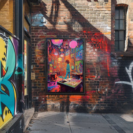 Psychedelic Studio Vibes Poster