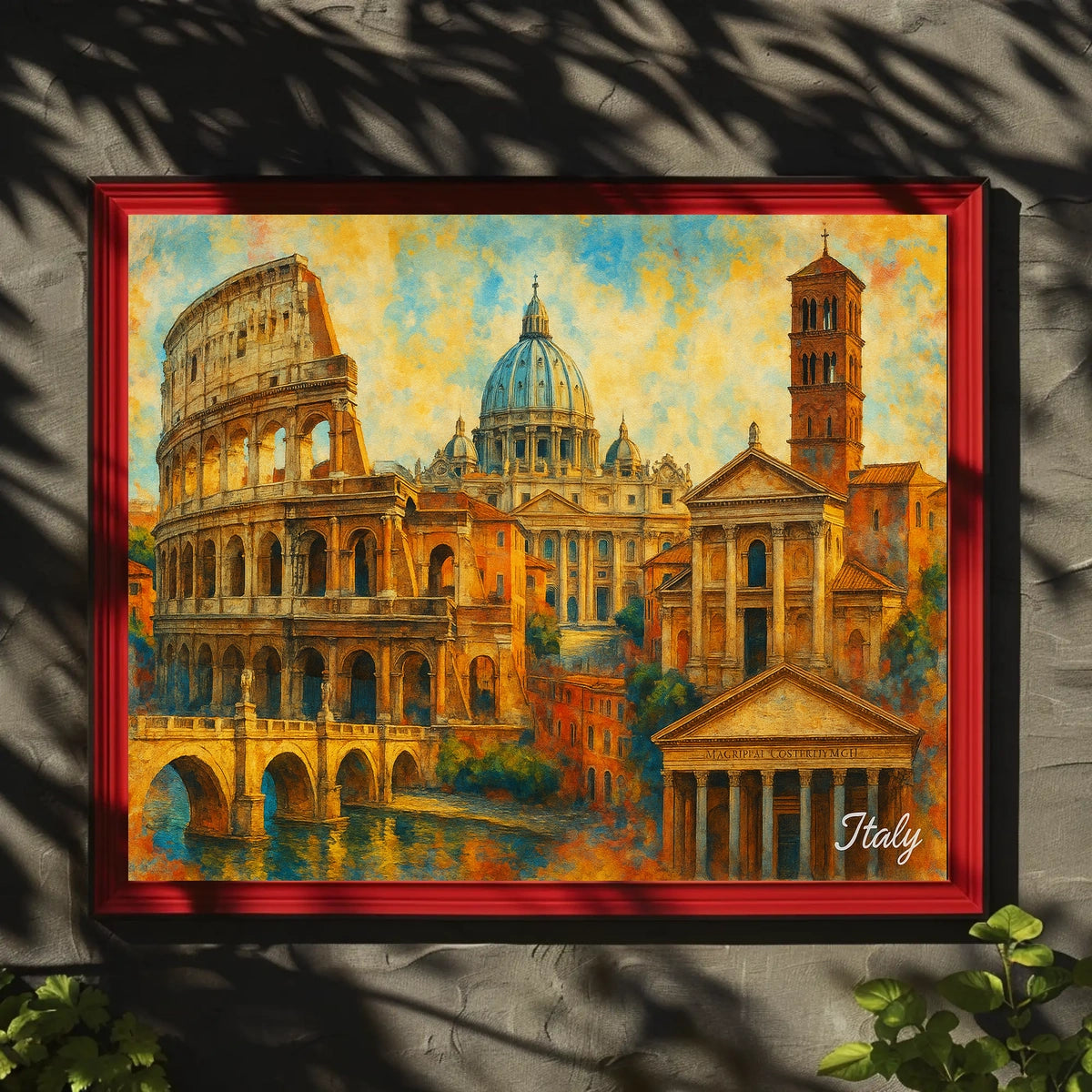 Timeless Italy Impressionism Travel Poster