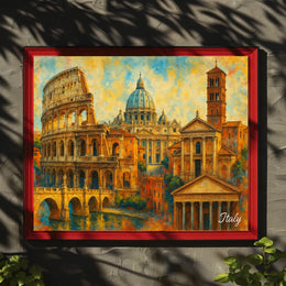 Timeless Italy Impressionism Travel Poster