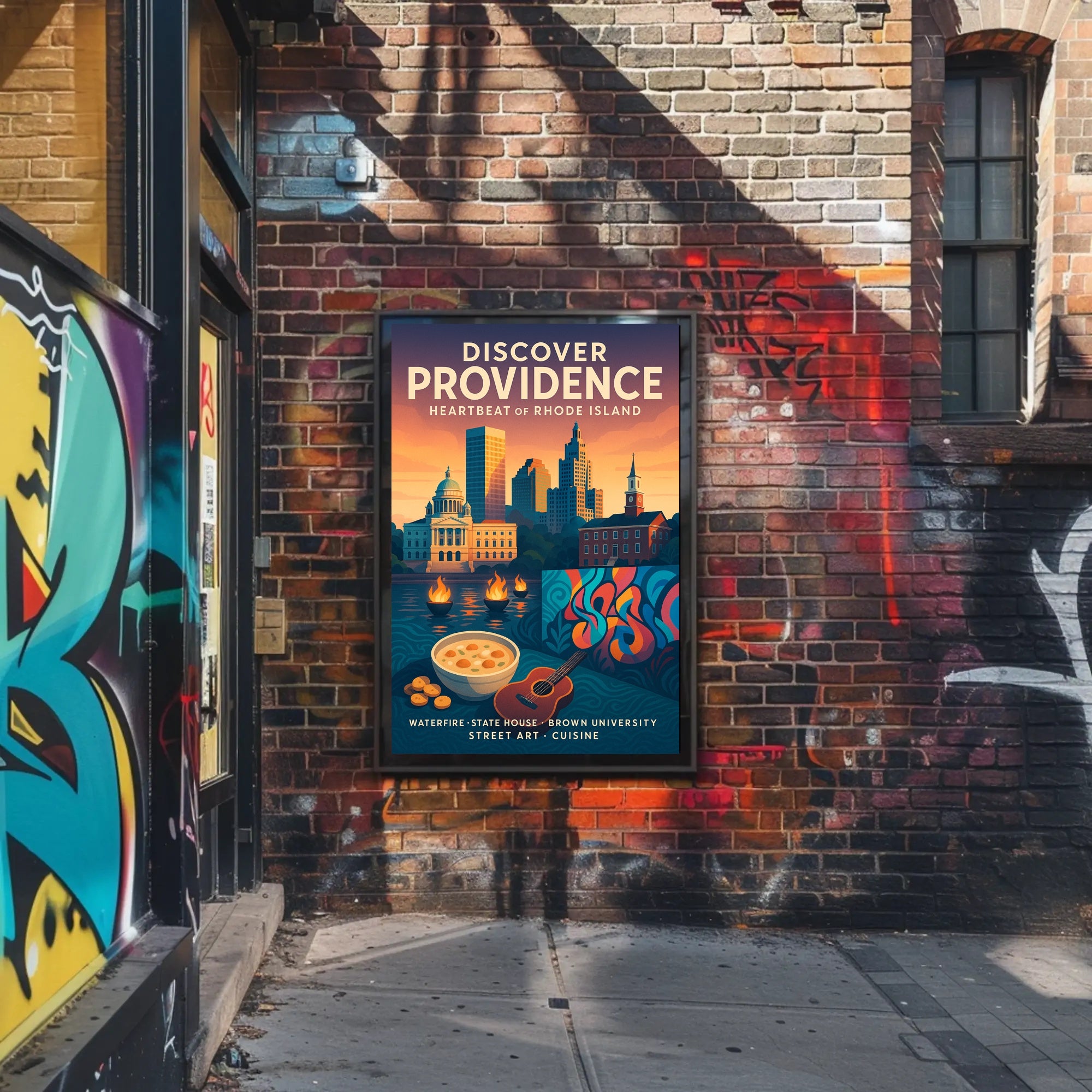 Discover Providence Poster PosterGoat