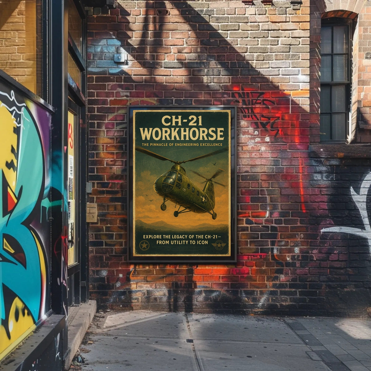 CH-21 Workhorse From Utility to Icon Poster