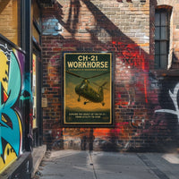 CH-21 Workhorse From Utility to Icon Poster