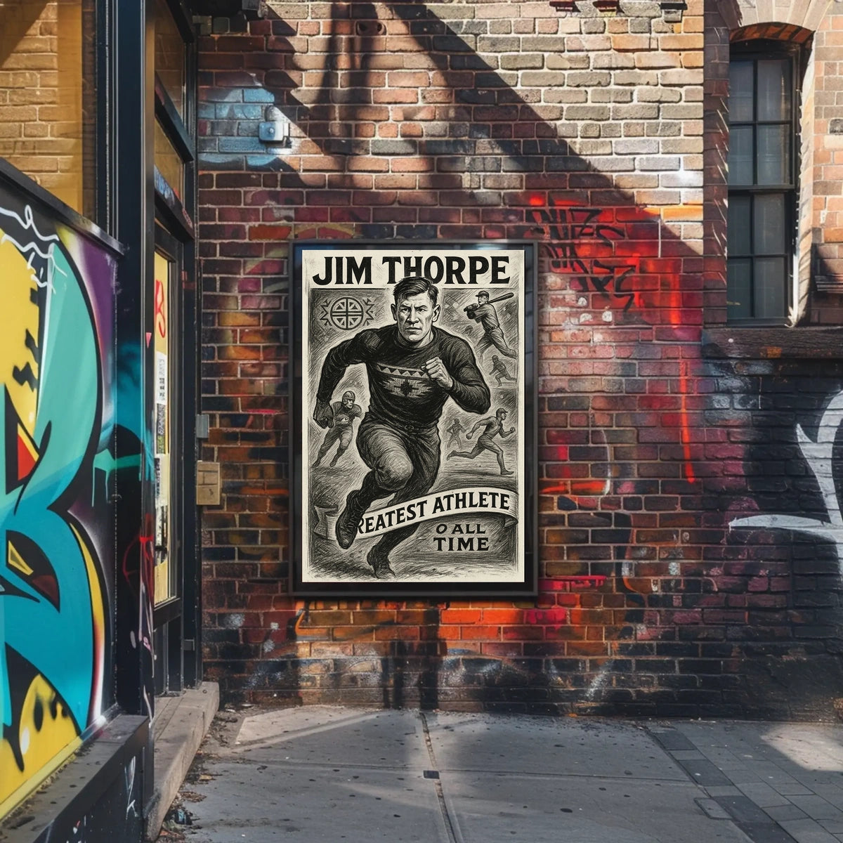 Celebrating a Legendary Athlete Poster