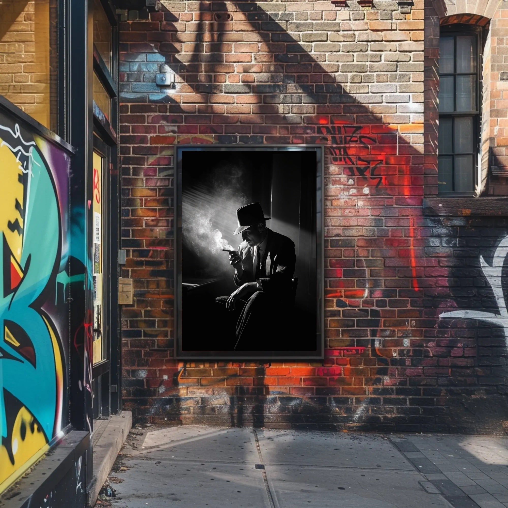 Noir Reflection Poster