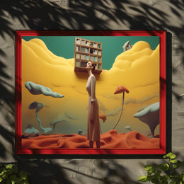 Surreal Dreamscape Art Print for Fantasy or Mythology Poster