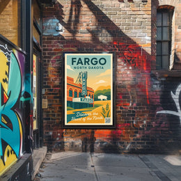 Discover Fargo, North Dakota Poster PosterGoat