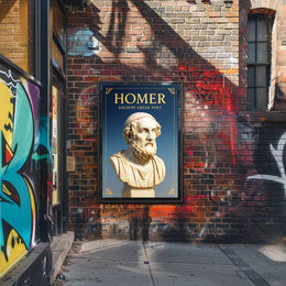 Homer Ancient Greek Poet Poster PosterGoat