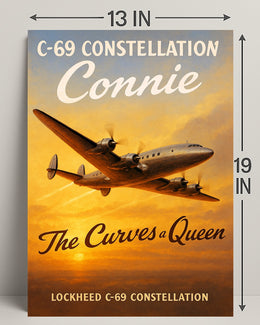 Lockheed C-69 Constellation Connie Poster PosterGoat