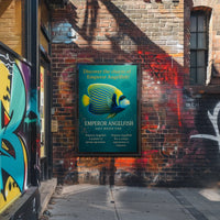 Discover the Charm of Emperor Angelfish Poster