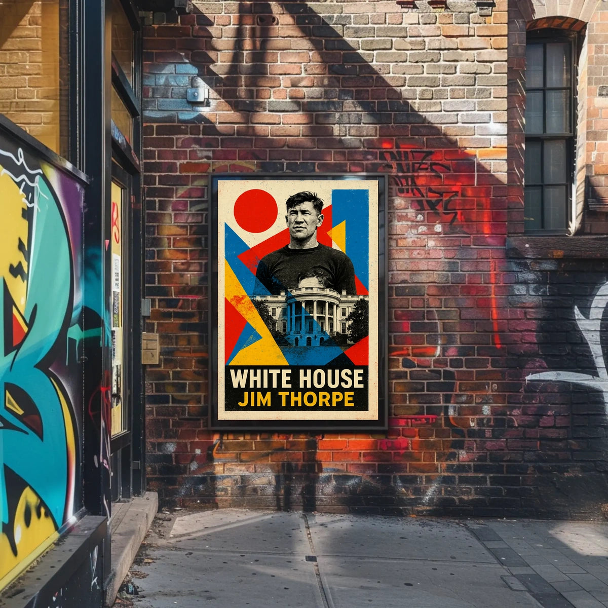 Jim Thorpe And The White House Poster