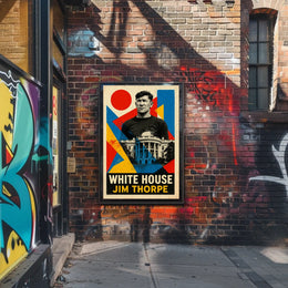 Jim Thorpe And The White House Poster