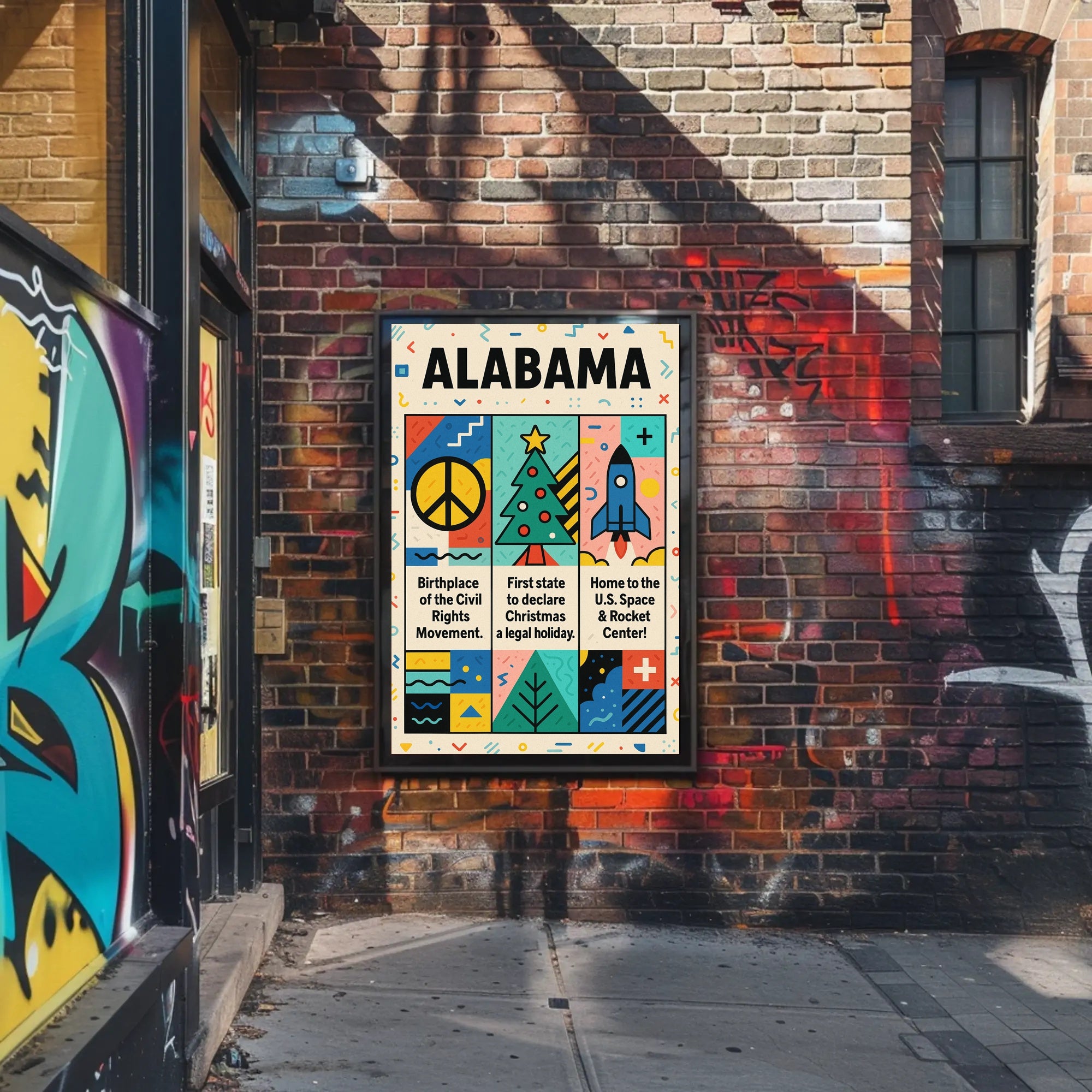 Discover Alabama Poster