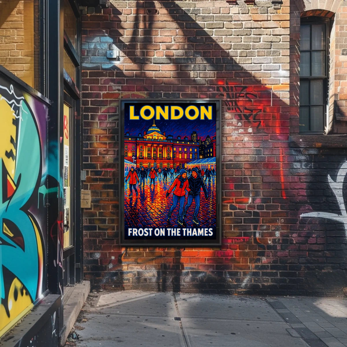 Frost On The Thames Poster